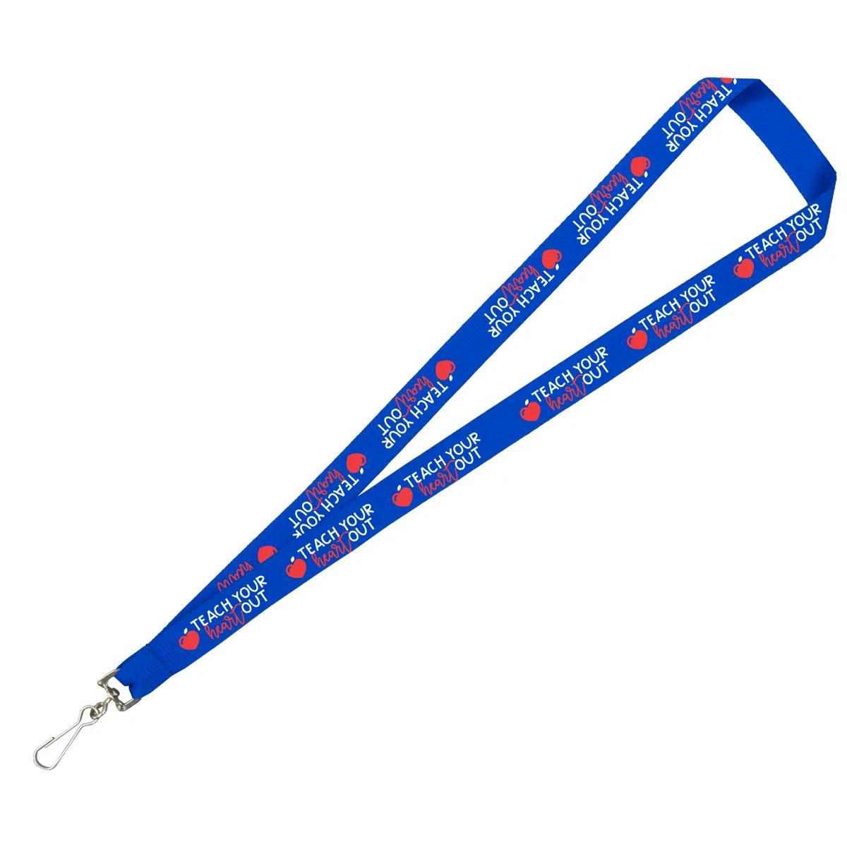 Custom Lanyards Recycled RPET Silkscreen Import - 18 x 0.75 in - product view 14