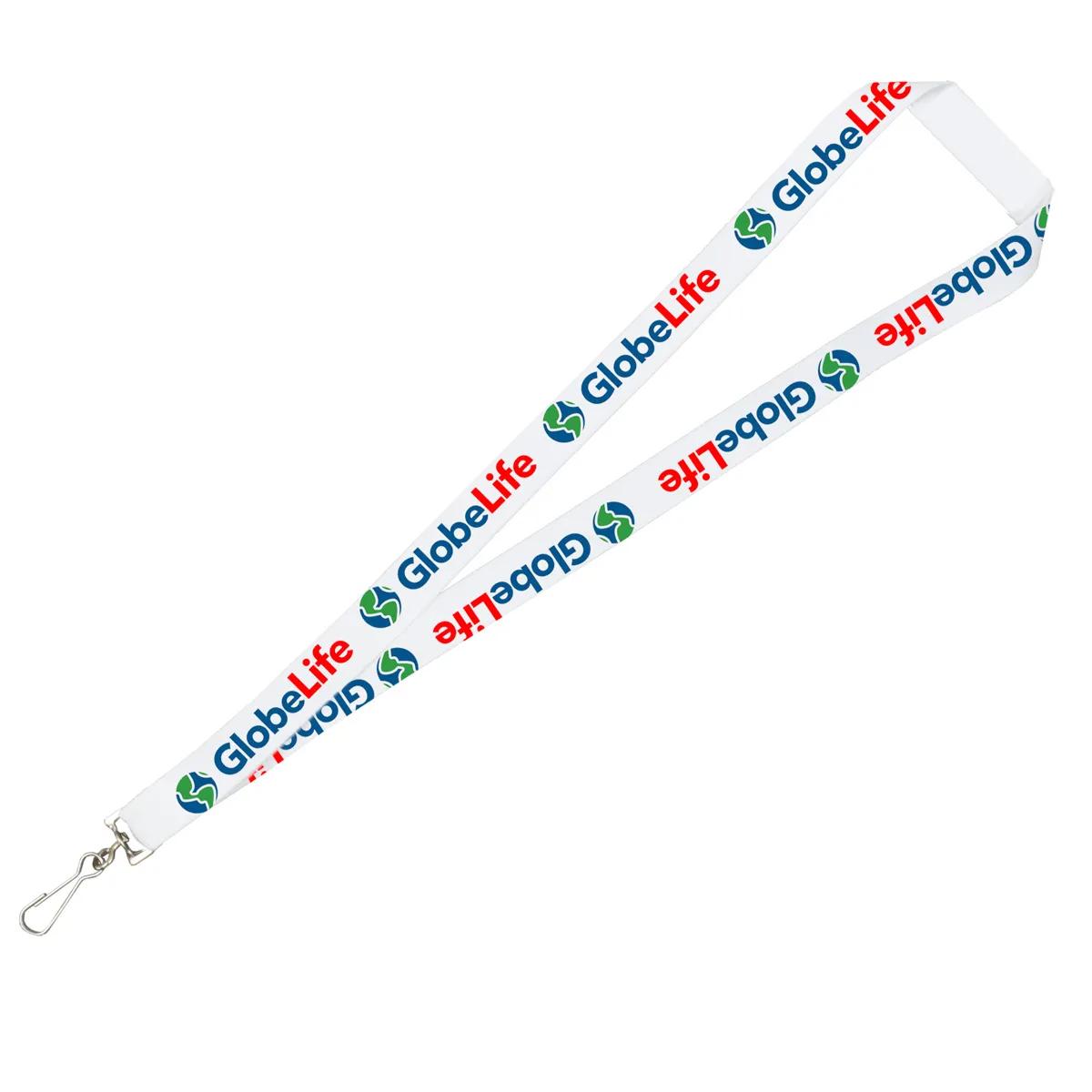 Custom Lanyards Recycled RPET Silkscreen Import - 18 x 0.75 in - product view 17