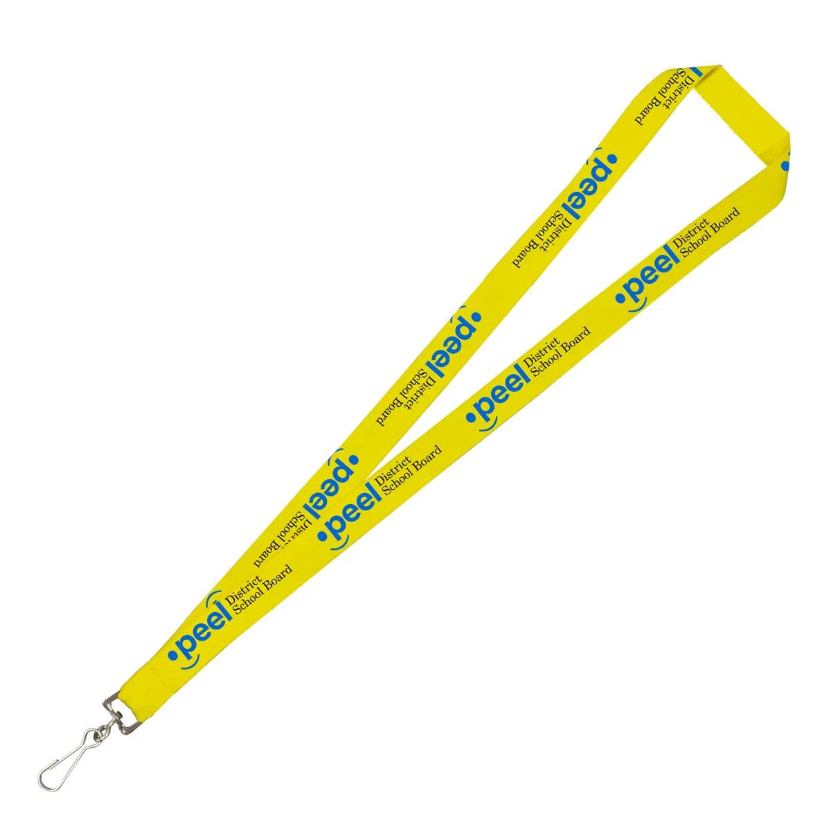 Custom Lanyards Recycled RPET Silkscreen Import - 18 x 0.75 in - product view 19