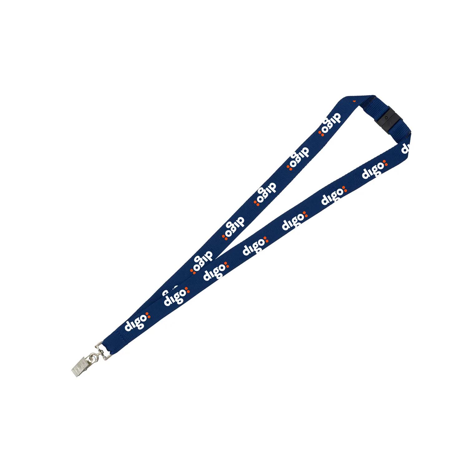 Custom Lanyards Recycled RPET Silkscreen Import - 18 x 0.75 in - product view 44