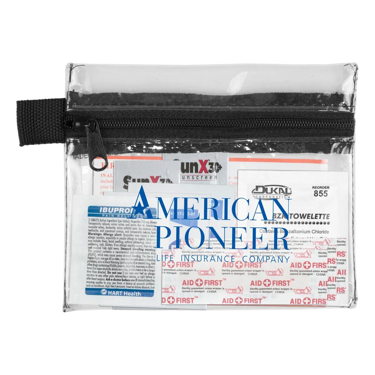 First Aid Kit 31 Piece Sun Protection Polyester - 5 x 4.25 in - product view 8