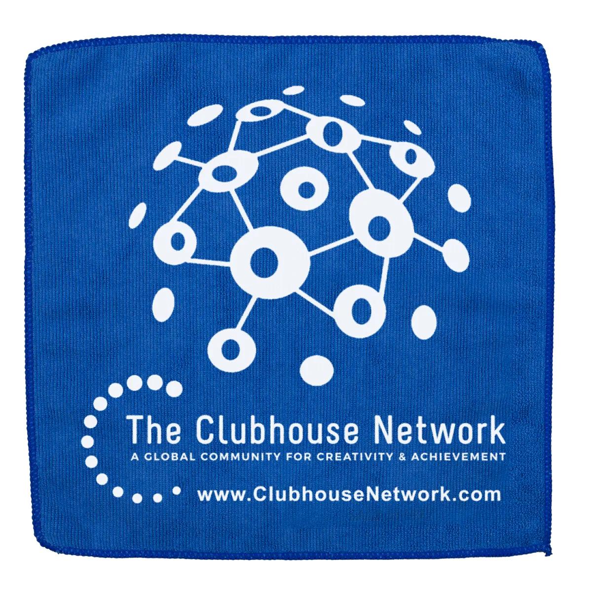 Microfiber Rally Towel Recycled RPET Heavy Duty - 12 x 12 in - product view 3