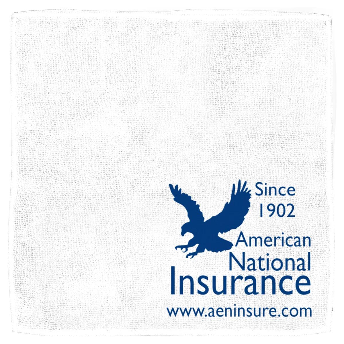 Microfiber Rally Towel Recycled RPET Heavy Duty - 12 x 12 in - product view 10