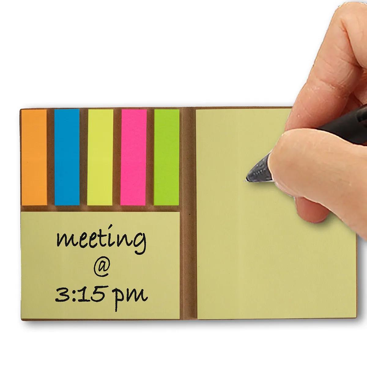 Sticky Notes Set Eco Cover with Flags Multi Color - 3 x 3.9 in - product view 10
