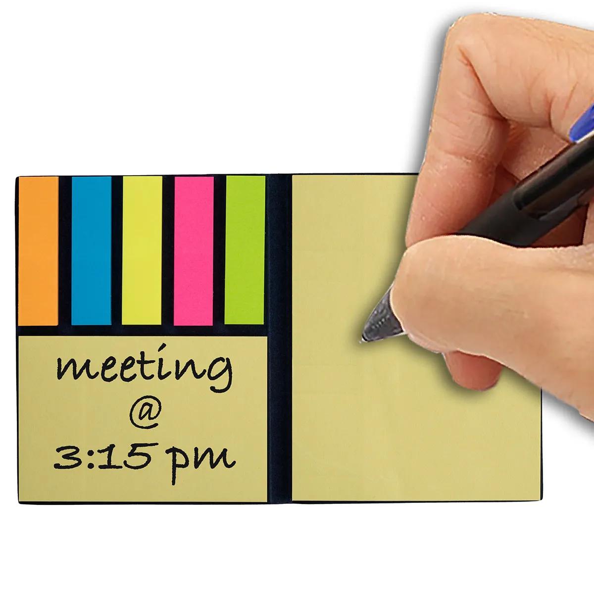 Sticky Notes Set Eco Cover with Flags Multi Color - 3 x 3.9 in - product view 11