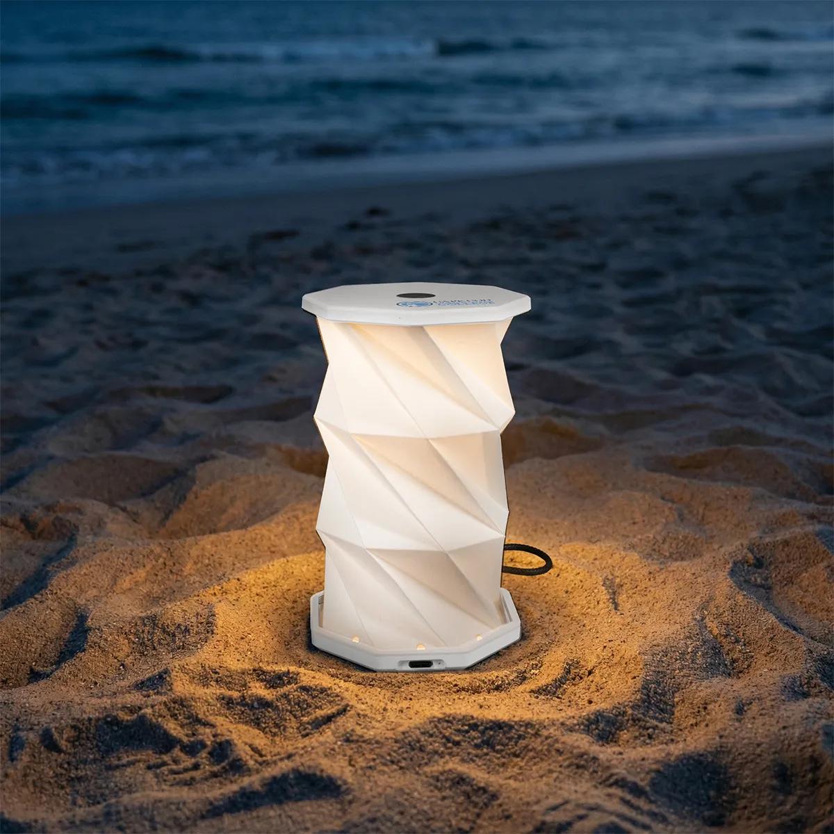 Foldable Lantern Rechargeable ABS Waterproof - 3.25 x 3.25 in - product view 4