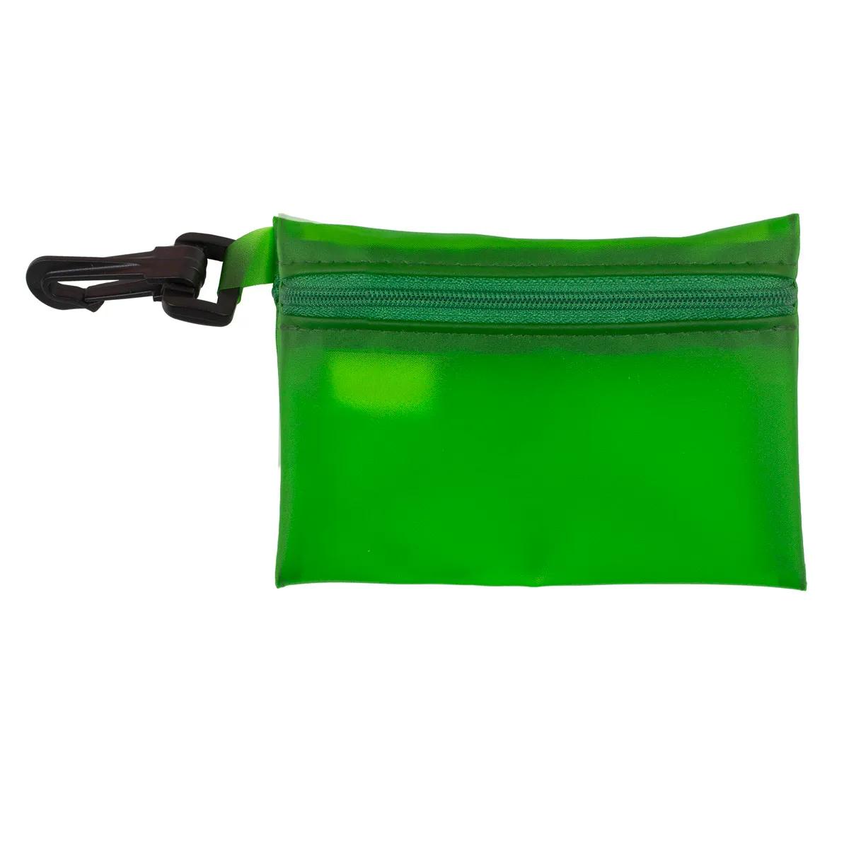 First Aid Sun Kit 10 Piece with Carabiner Translucent - 4.9 x 3.5 in - product view 13