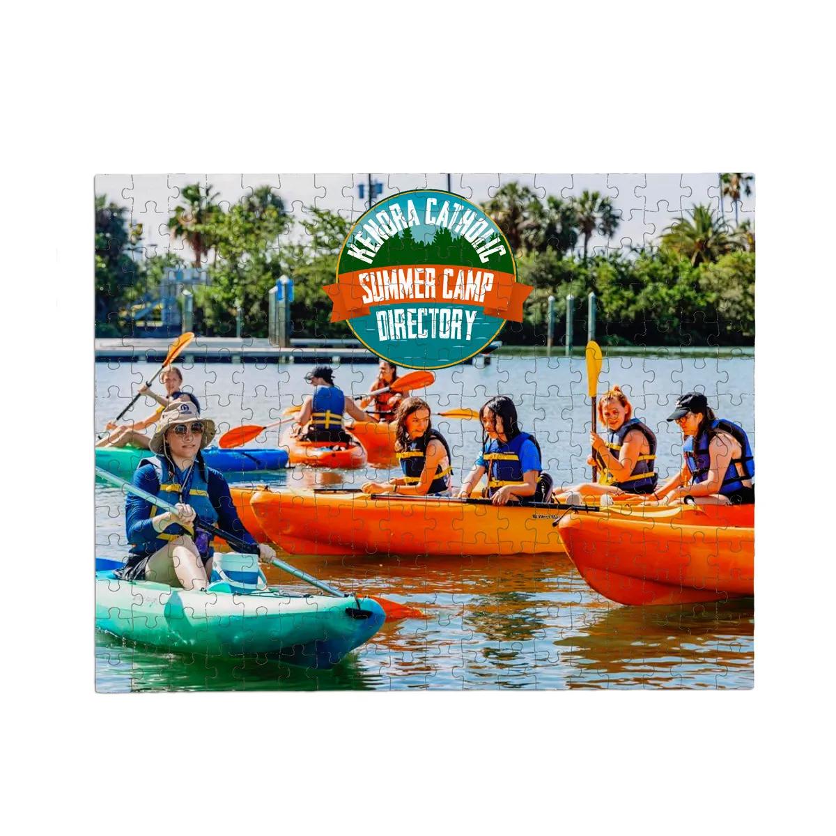 Custom Jigsaw Puzzle 250 Piece Full Color Chipboard - 15 x 11.5 in - product view 3