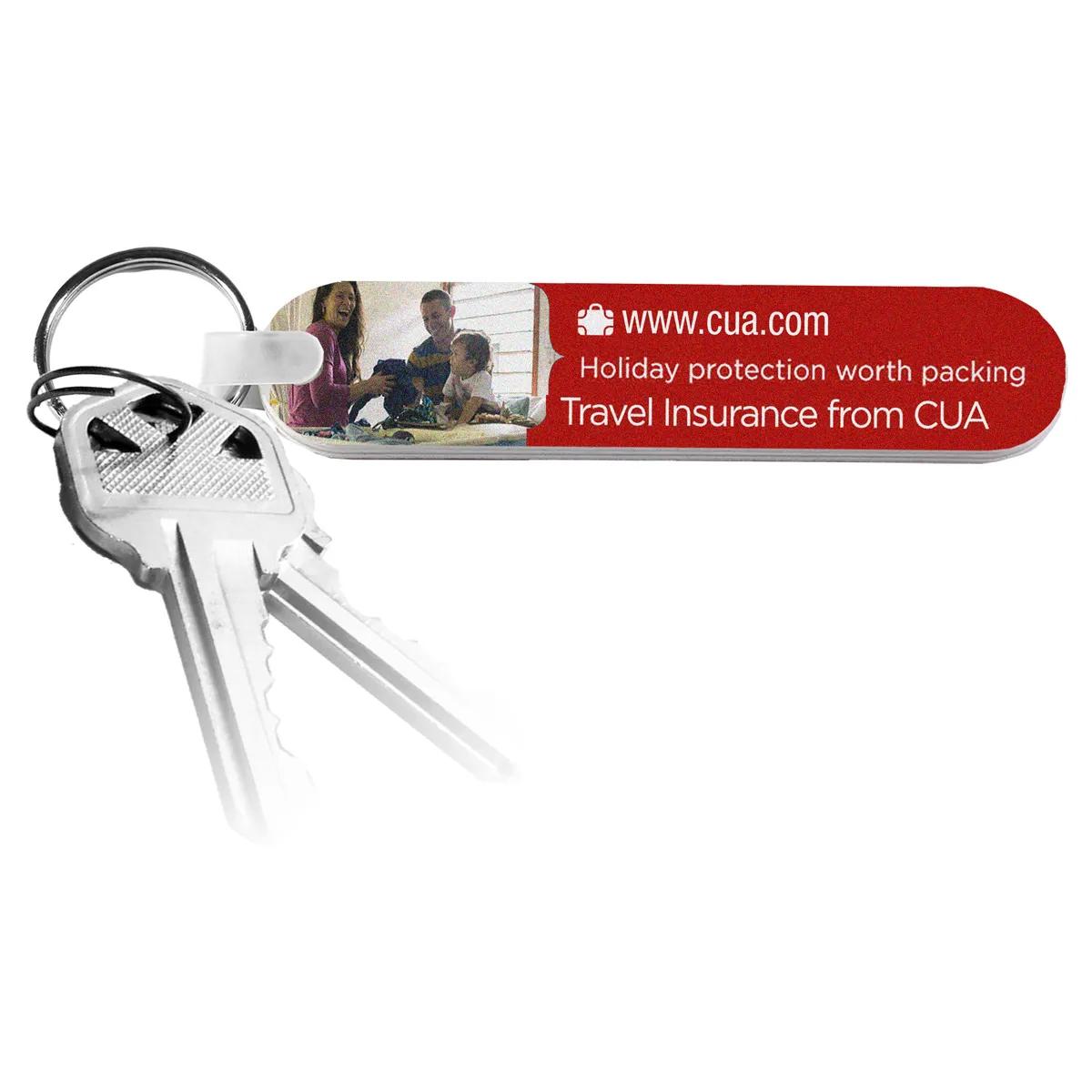 Nail File Keychain Thick EVA Foam Multi Color - 3.5 x 0.75 in - product view 3