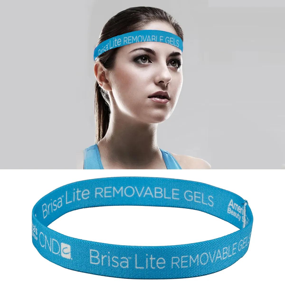 "MARATHON 1" Headband Stretchy Elastic Dye Sublimation Headbands - PhotoImage ® Full Color Imprint - product view 1