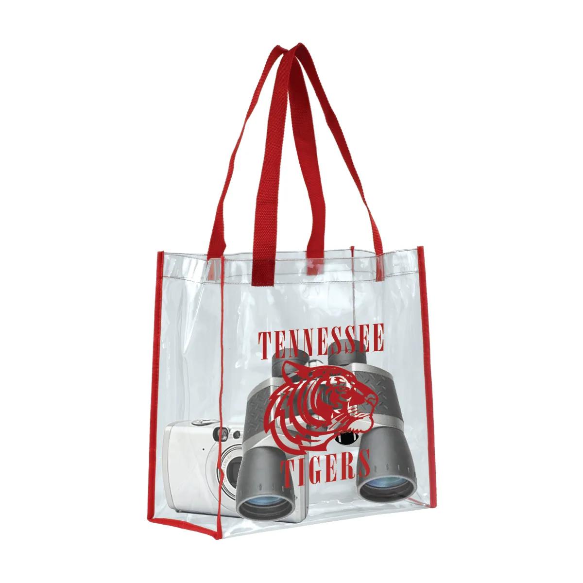 Clear Stadium Tote Bag Vinyl Compliant Policy - 12 x 12 x 6 in - product view 9
