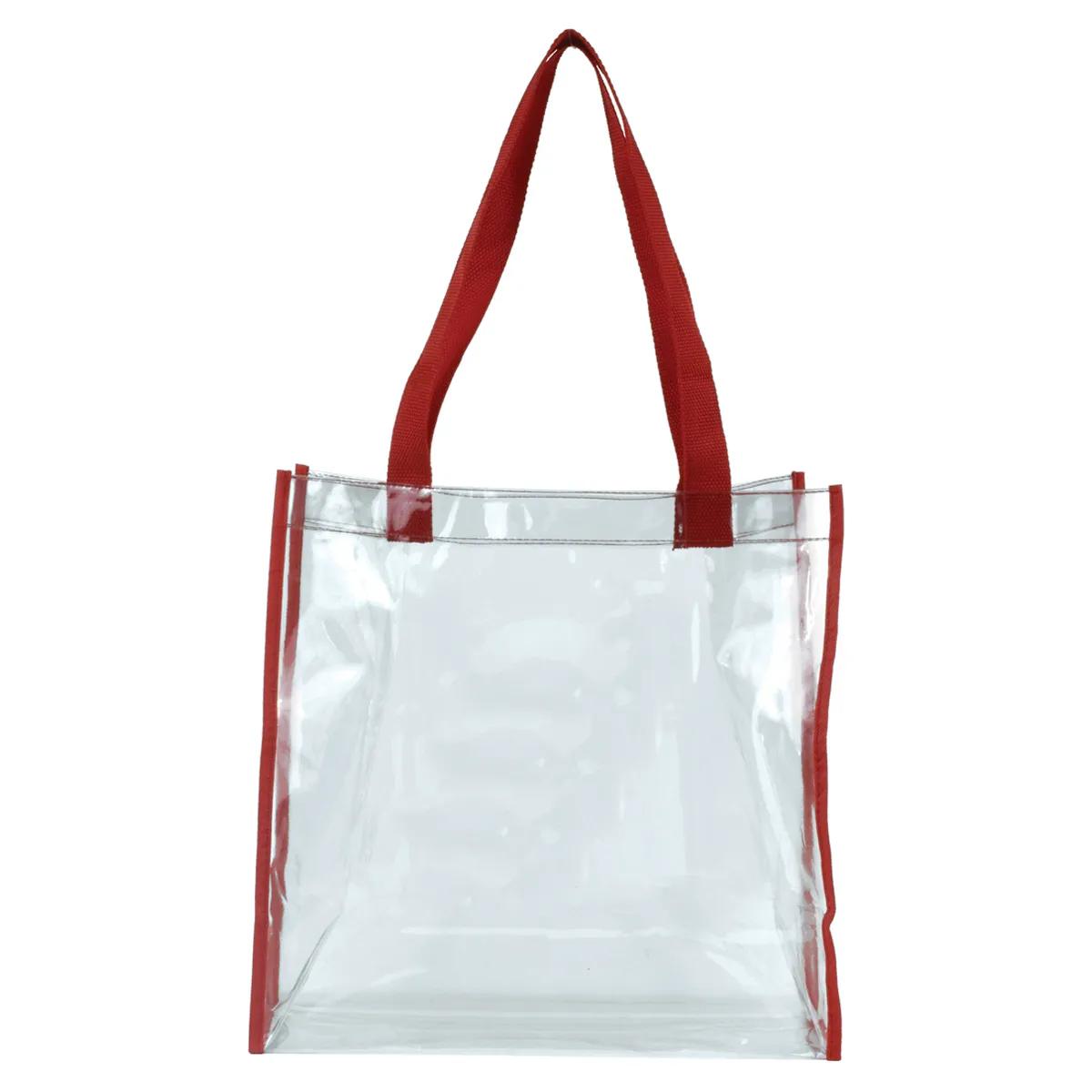 Clear Stadium Tote Bag Vinyl Compliant Policy - 12 x 12 x 6 in - product view 13