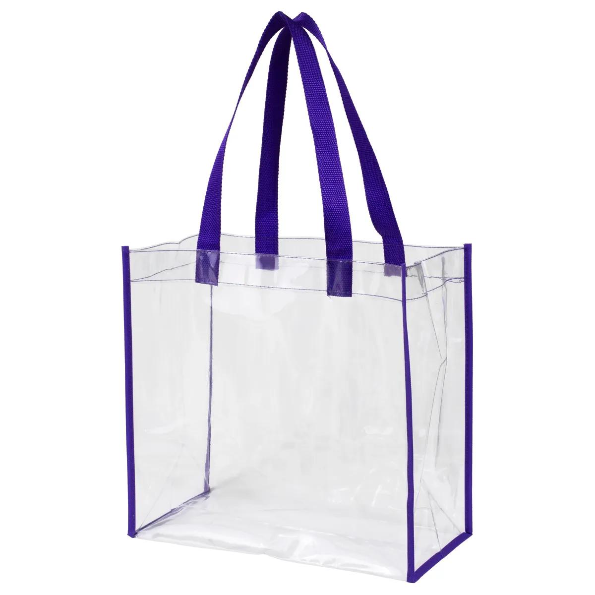 Clear Stadium Tote Bag Vinyl Compliant Policy - 12 x 12 x 6 in - product view 15