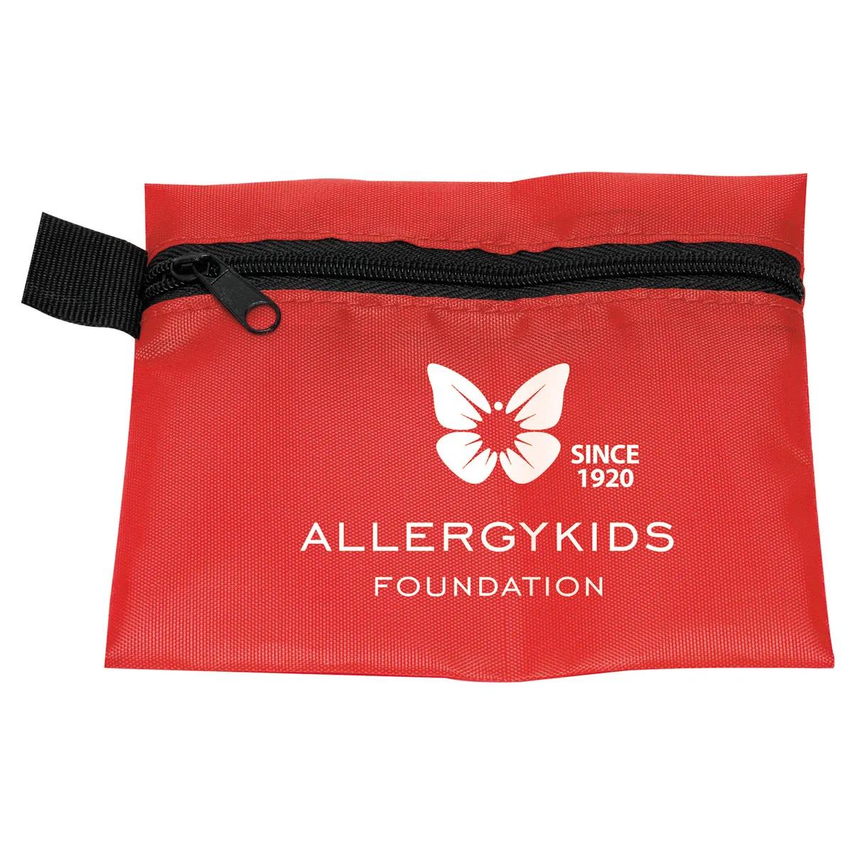 Small Zipper Storage Pouch Polyester Travel - 5 x 4.25 in - product view 2