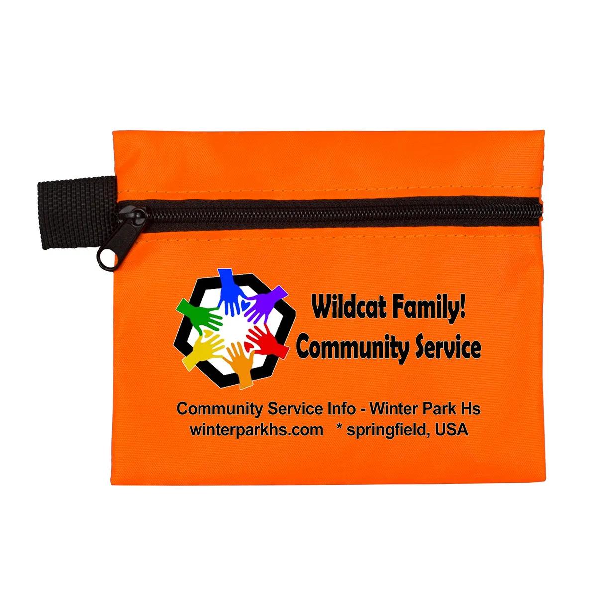 Small Zipper Storage Pouch Polyester Travel - 5 x 4.25 in - product view 14