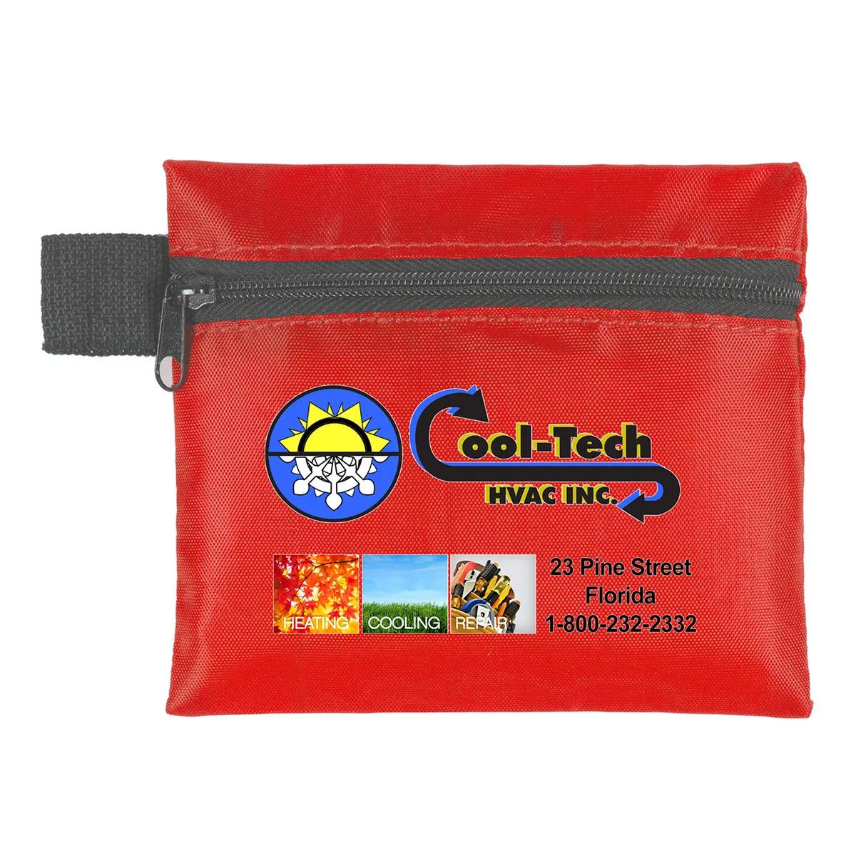 Small Zipper Storage Pouch Polyester Travel - 5 x 4.25 in - product view 16