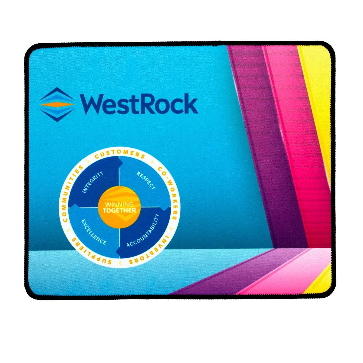 Mouse Pad Full Color Polyester Non-Slip Backing - 10 x 12 in - product view 8