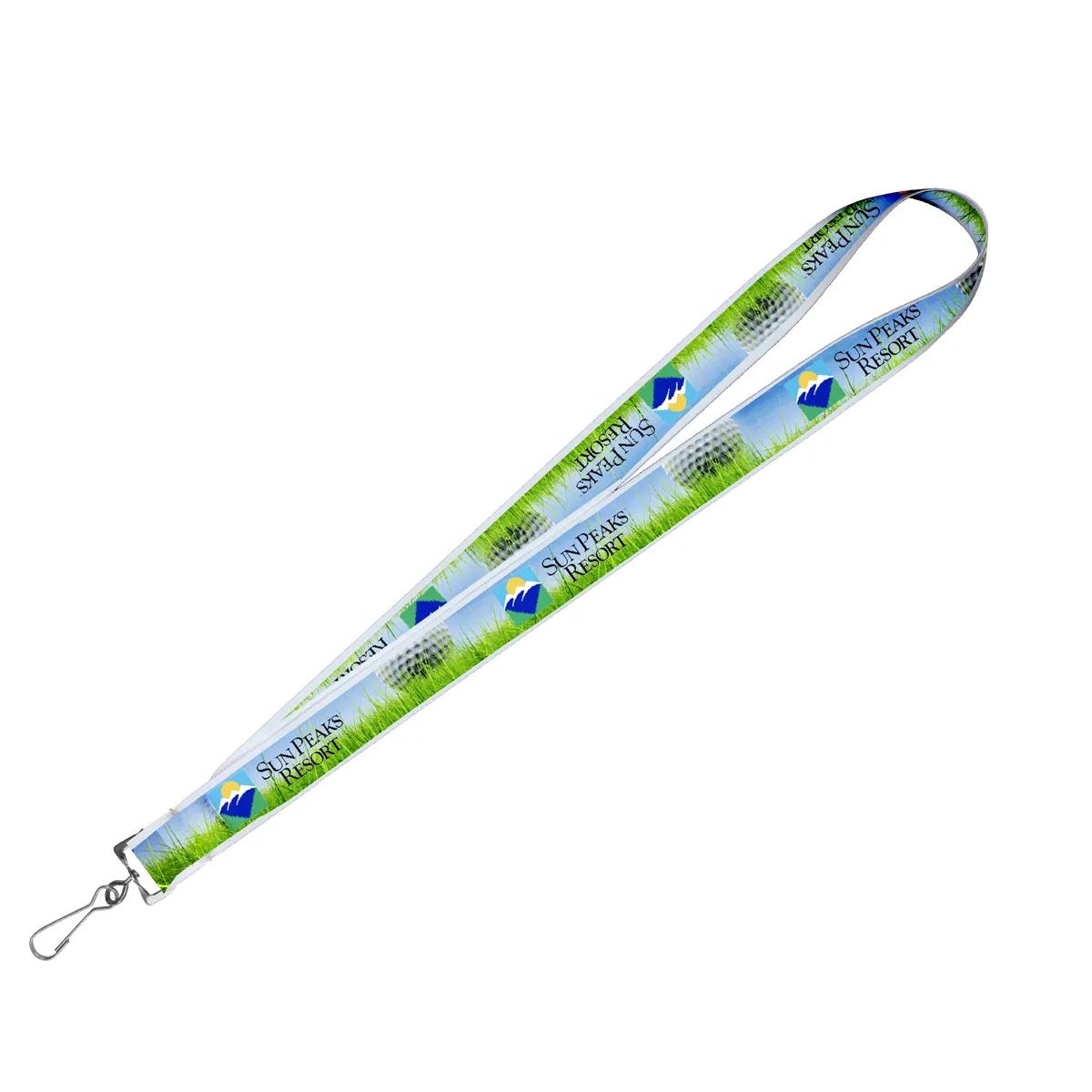 Custom Lanyard Sublimation Textured Waffle Weave - 1 in Wide