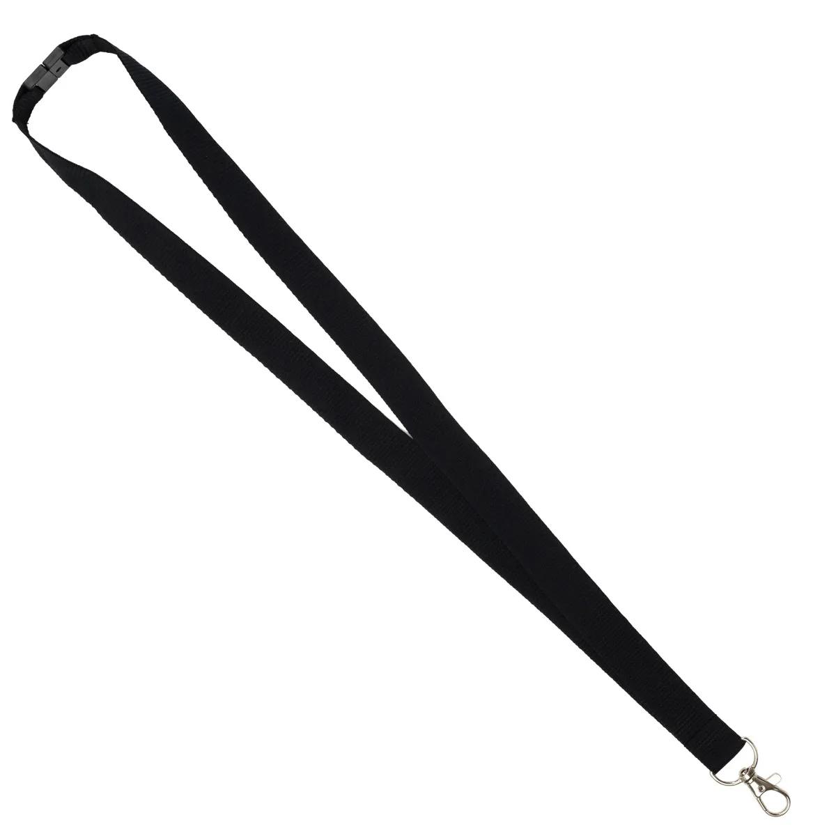 Custom Lanyard Polyester Breakaway Lobster Claw - 3/4 in Wide - product view 2