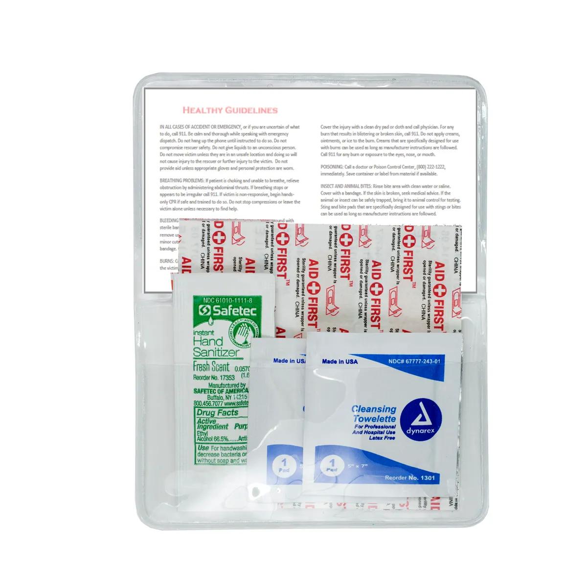 First Aid Kit 8 Piece Stay Clean Vinyl Pouch - 4.5 x 2.9 in - product view 4