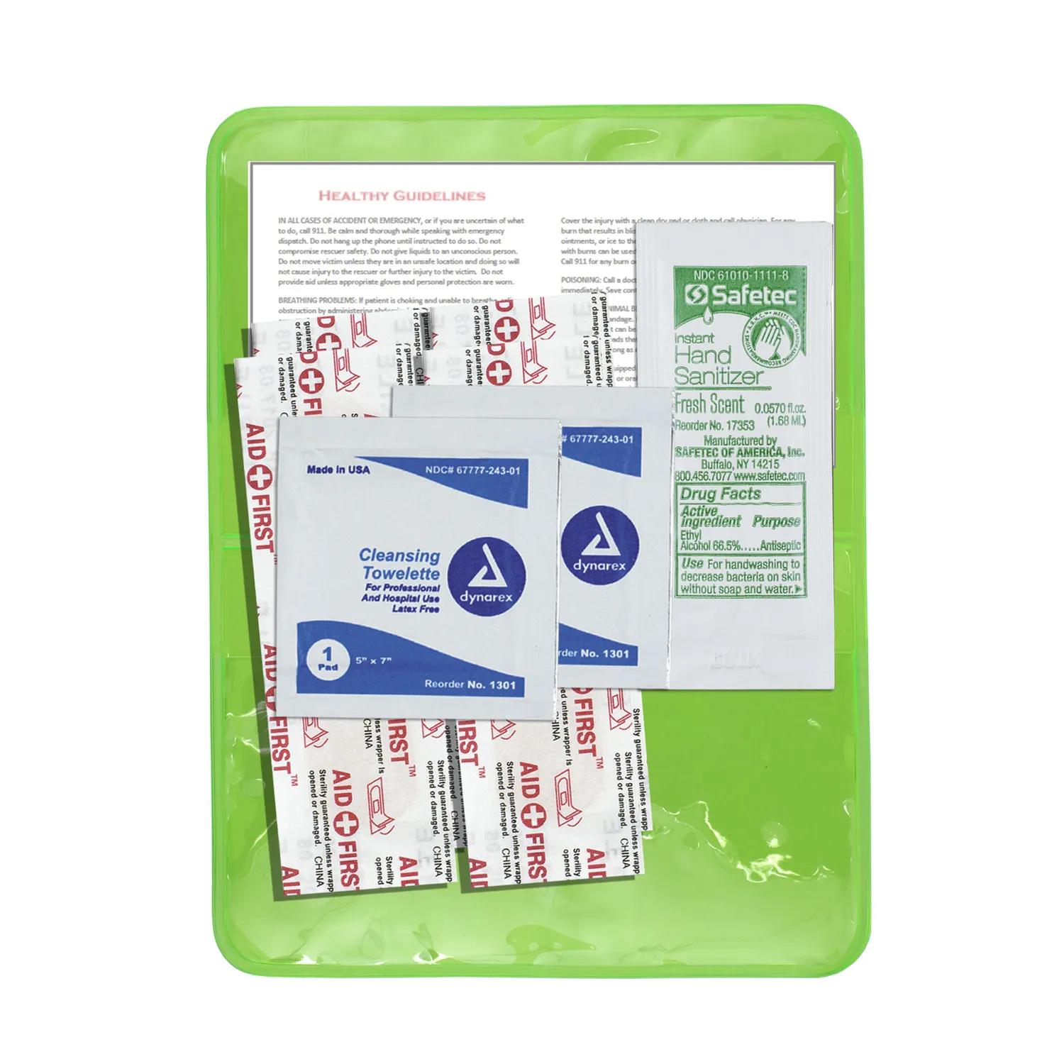 First Aid Kit 8 Piece Stay Clean Vinyl Pouch - 4.5 x 2.9 in - product view 6