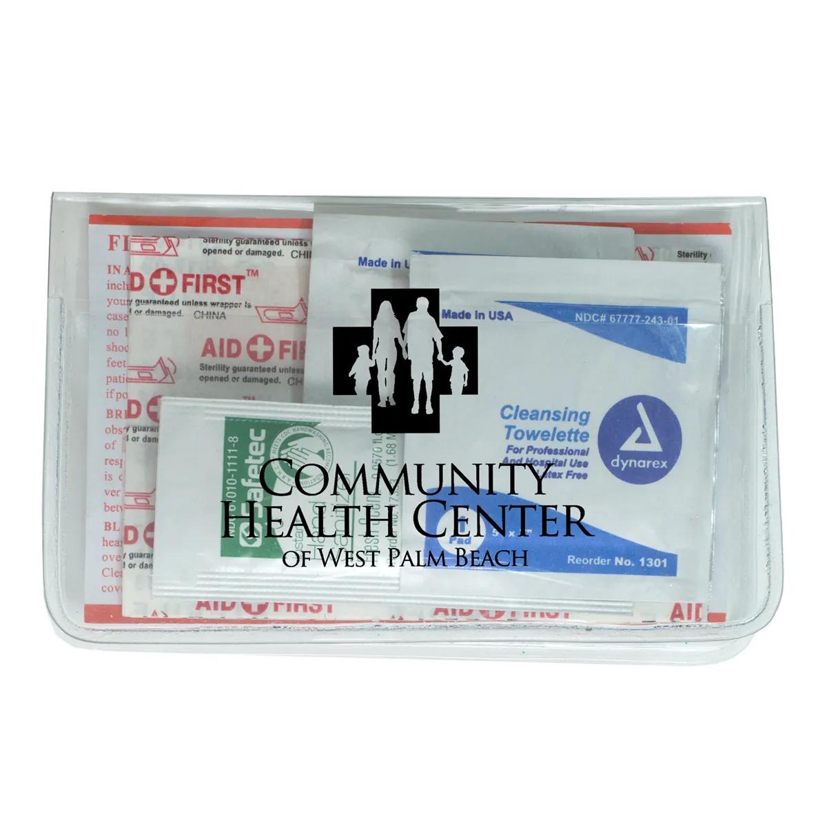 First Aid Kit 8 Piece Stay Clean Vinyl Pouch - 4.5 x 2.9 in - product view 13