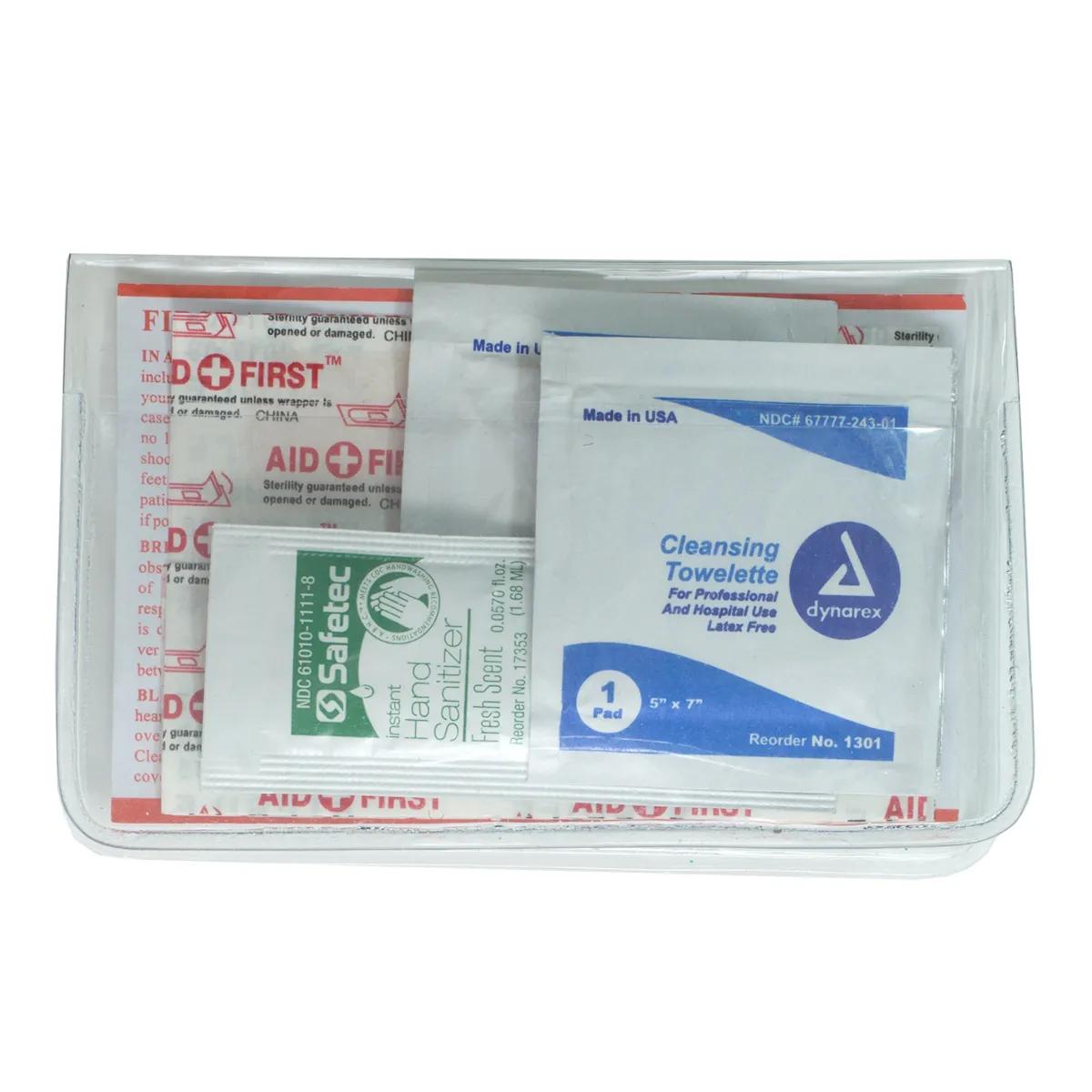 First Aid Kit 8 Piece Stay Clean Vinyl Pouch - 4.5 x 2.9 in - product view 21