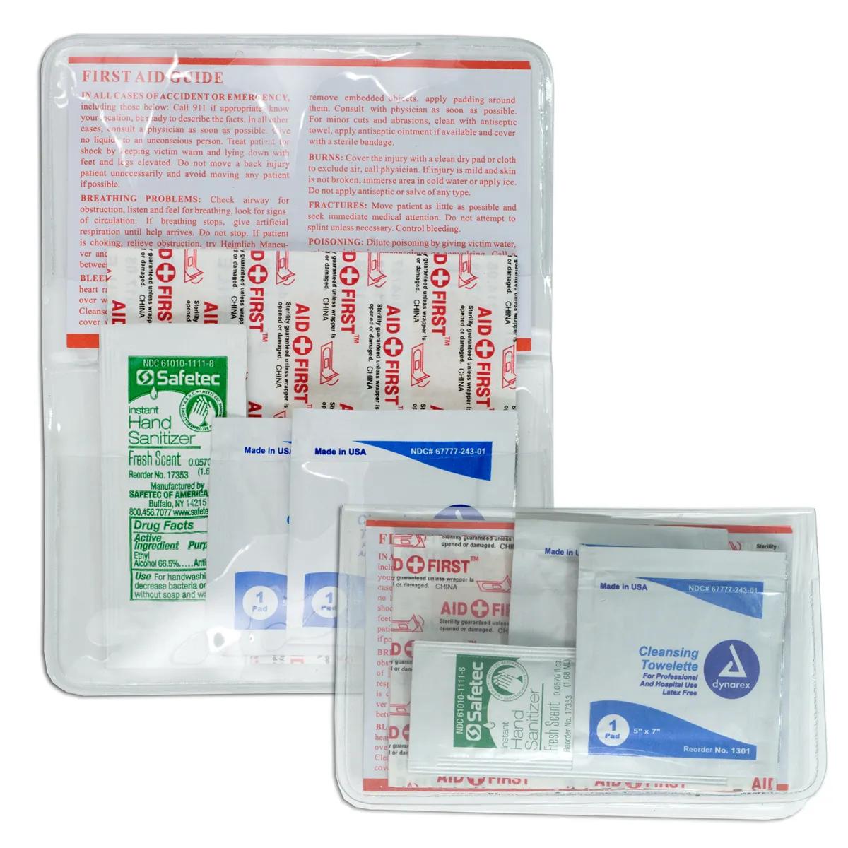 First Aid Kit 8 Piece Stay Clean Vinyl Pouch - 4.5 x 2.9 in - product view 22