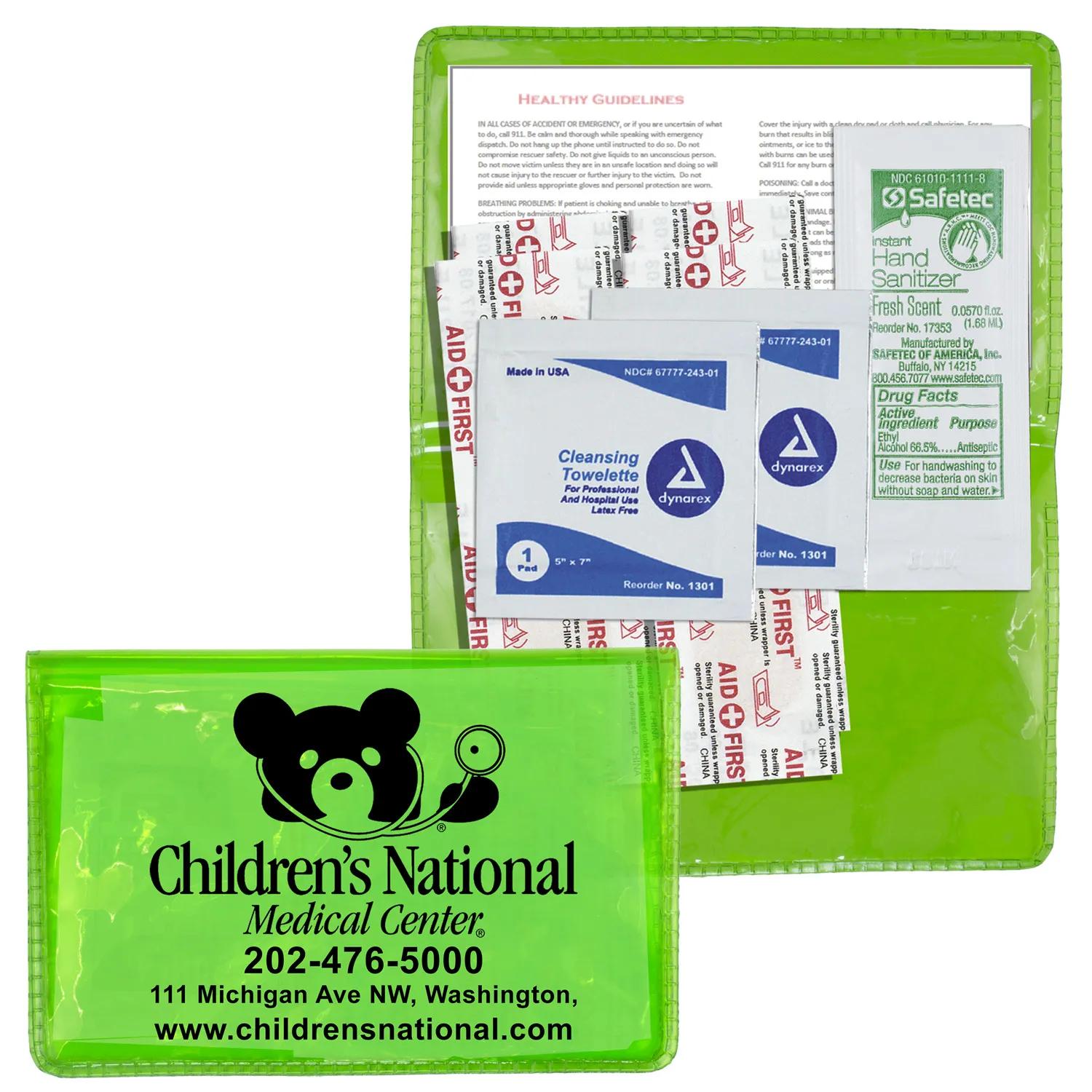 First Aid Kit 8 Piece Stay Clean Vinyl Pouch - 4.5 x 2.9 in - product view 25