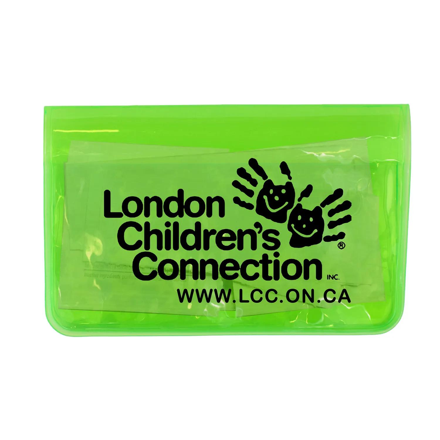 First Aid Kit 9 Piece Stay Clean Hand Sanitizer - 4.5 x 2.9 in - product view 22