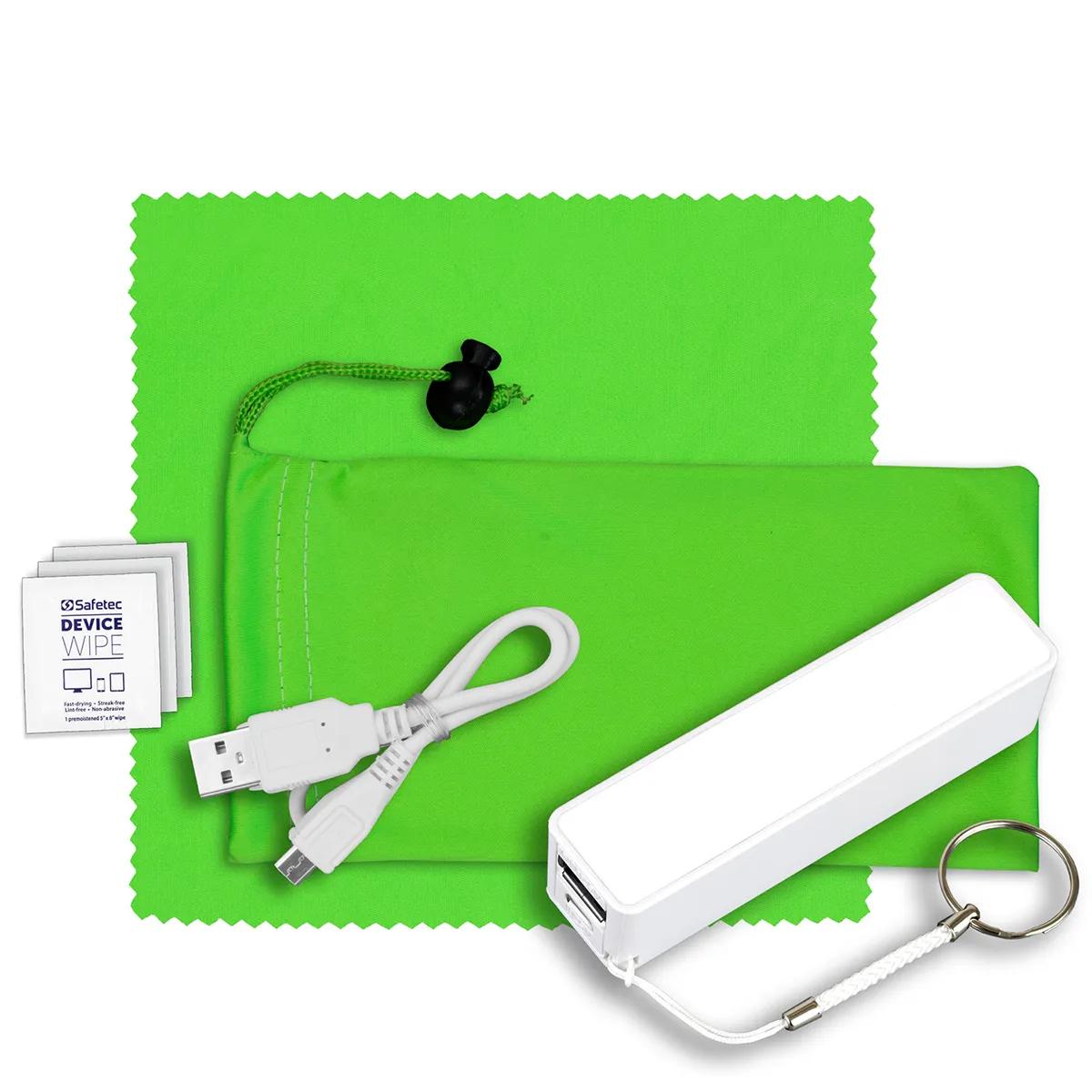 Mobile Tech Power Bank Kit Microfiber Cinch Pack - 3.5 x 7 in - product view 9