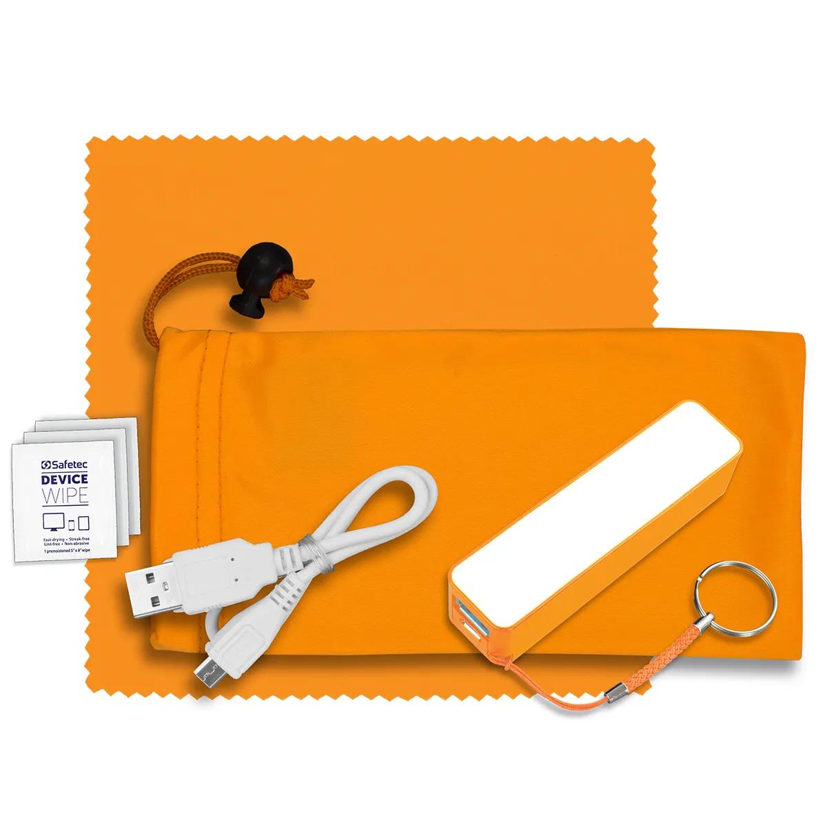 Mobile Tech Power Bank Kit Microfiber Cinch Pack - 3.5 x 7 in - product view 10