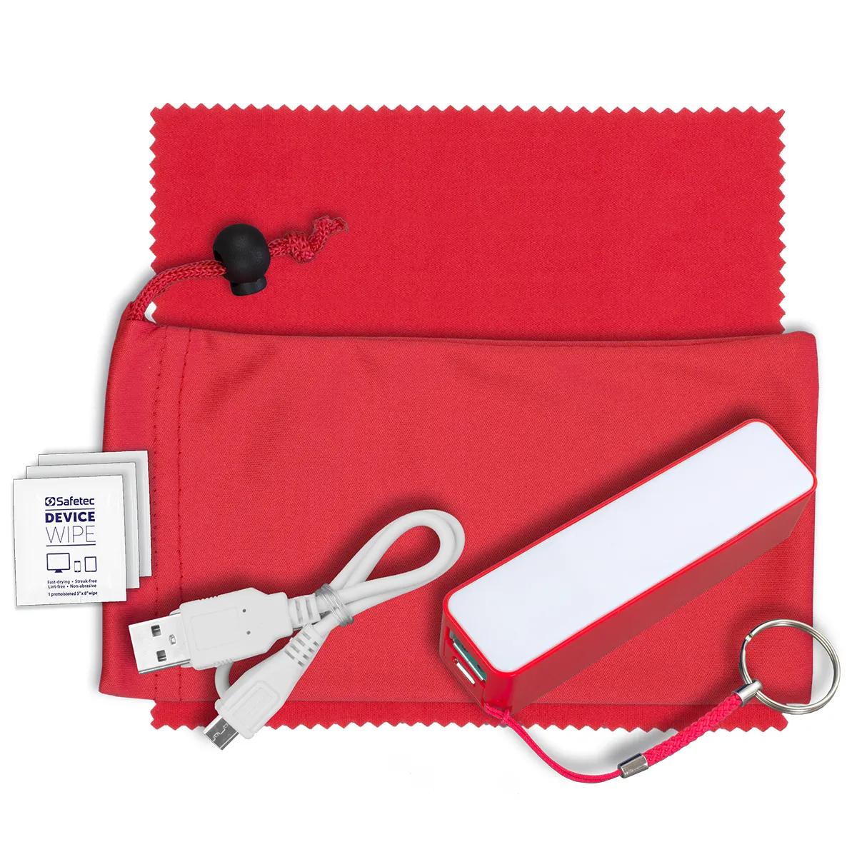 Mobile Tech Power Bank Kit Microfiber Cinch Pack - 3.5 x 7 in - product view 11