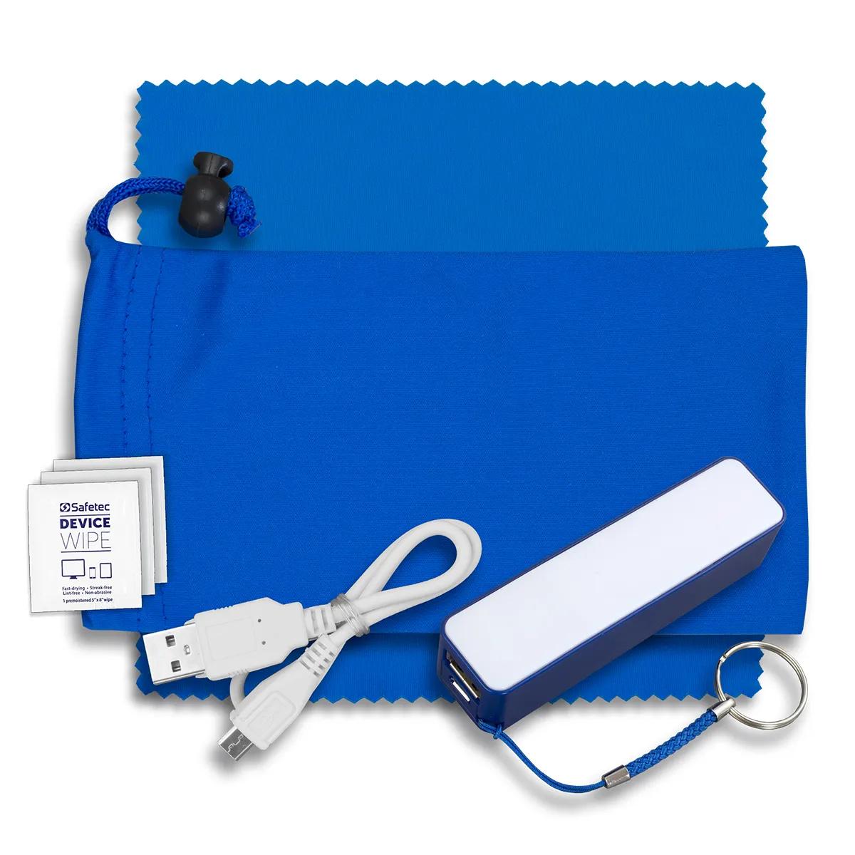Mobile Tech Power Bank Kit Microfiber Cinch Pack - 3.5 x 7 in - product view 12