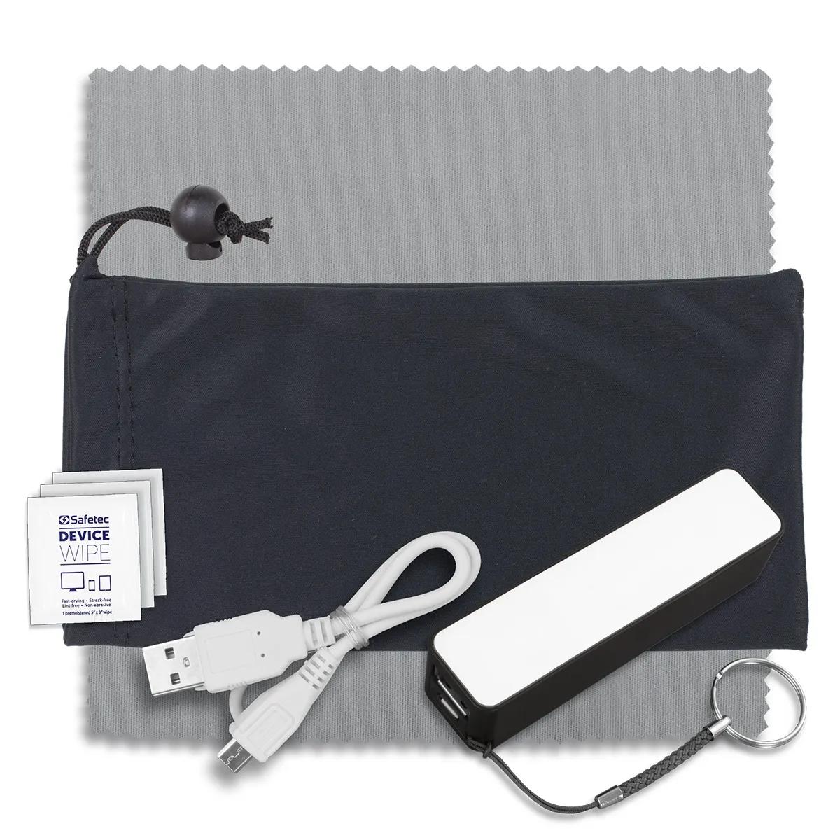 Mobile Tech Power Bank Kit Microfiber Cinch Pack - 3.5 x 7 in - product view 13