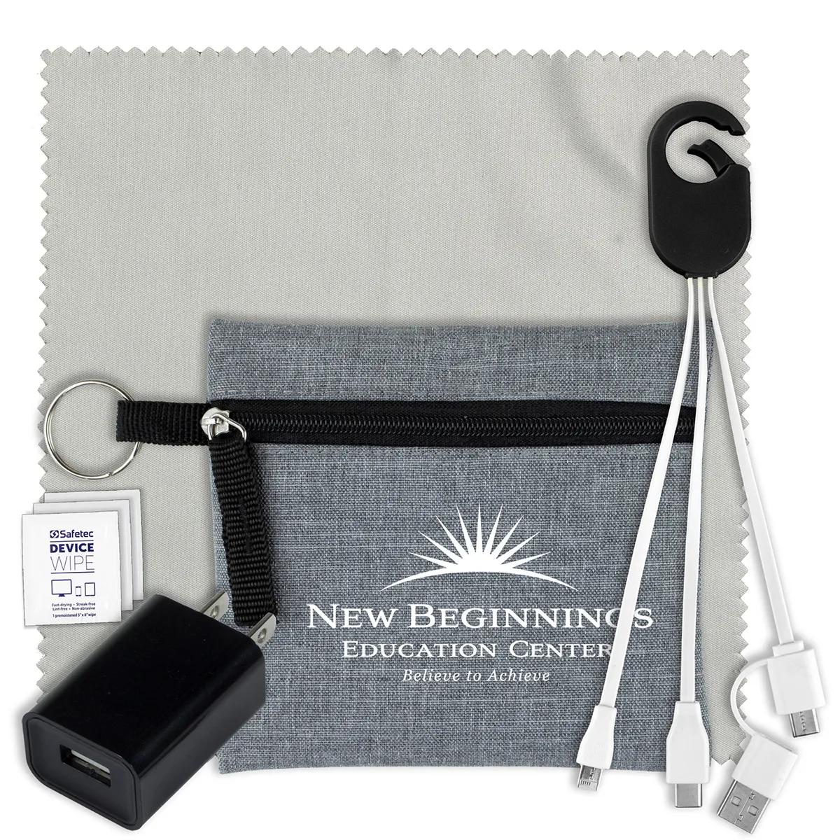 Mobile Tech Kit with 5-in-1 Charging Cable Microfiber - 4.5 in - product view 7