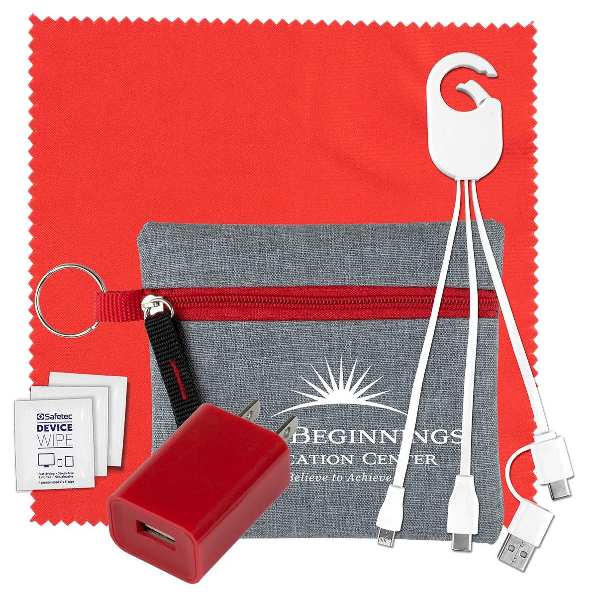 Mobile Tech Kit with 5-in-1 Charging Cable Microfiber - 4.5 in - product view 10