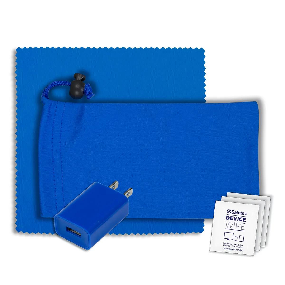 Mobile Tech Wall Charger Kit UL Listed Microfiber - 3.5 x 7 in - product view 6