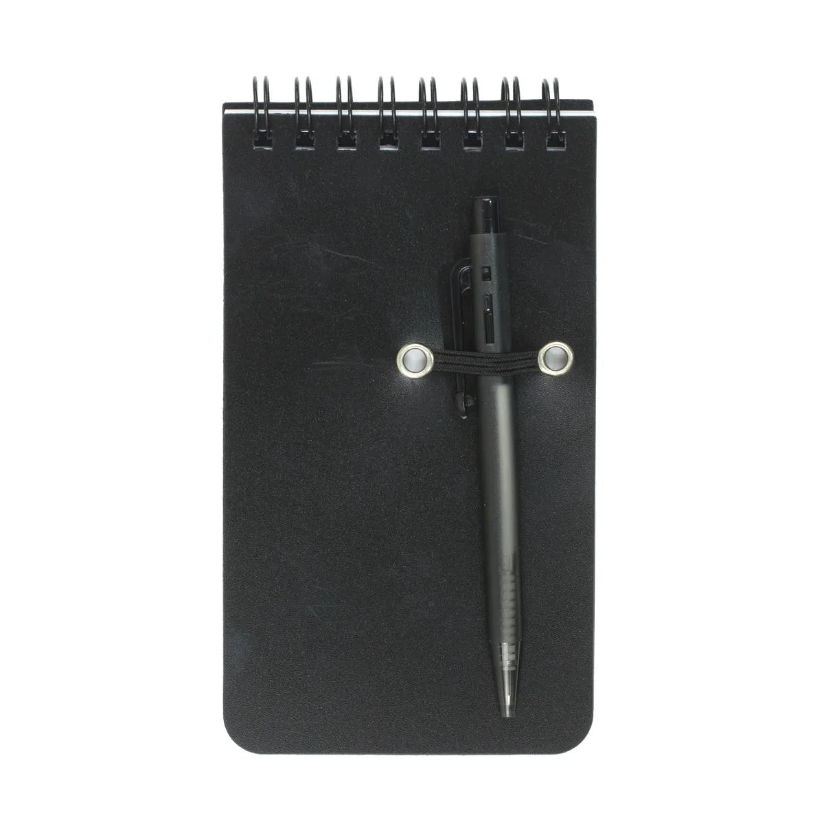 Pocket Spiral Jotter Notepad with Pen Polypropylene - 3 x 5.25 in - product view 6