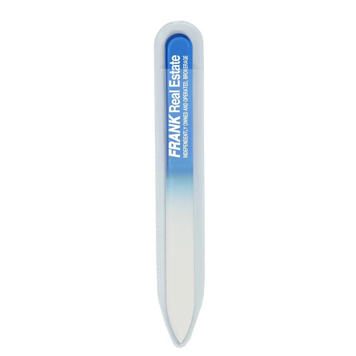 Tempered Glass Nail File with Protective Sleeve - 5.5 x 0.5 in - product view 7