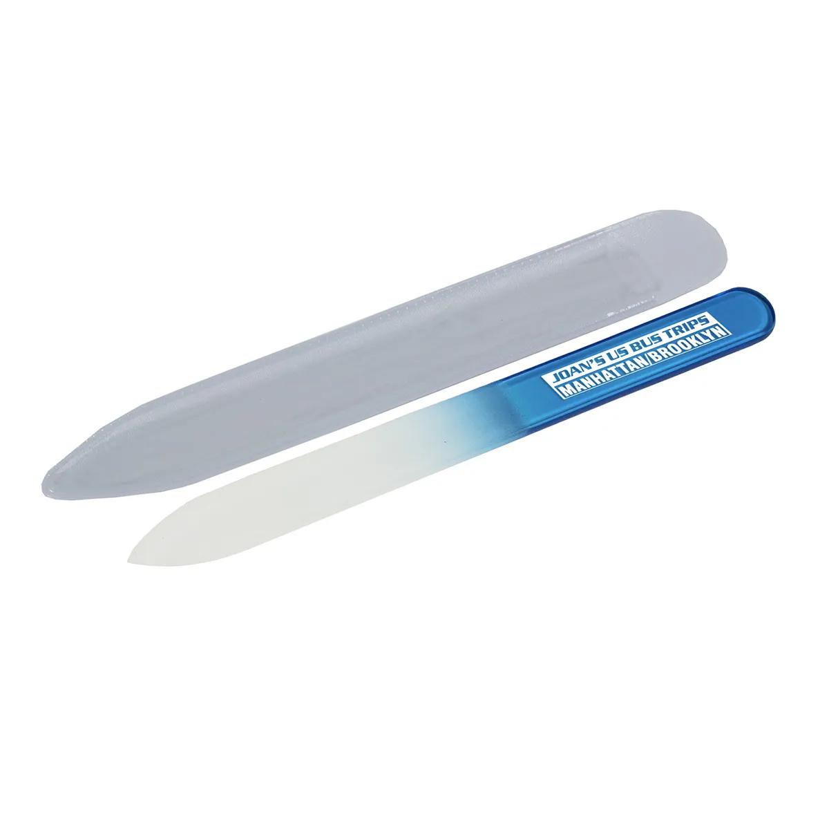 Tempered Glass Nail File with Protective Sleeve - 5.5 x 0.5 in - product view 10