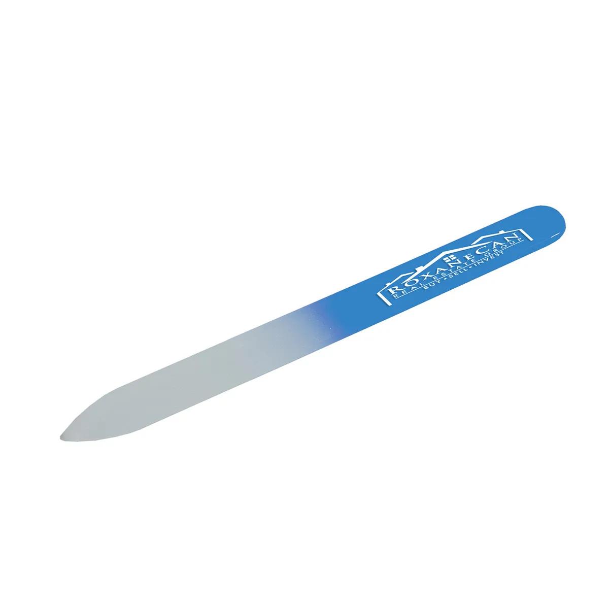 Tempered Glass Nail File with Protective Sleeve - 5.5 x 0.5 in - product view 12