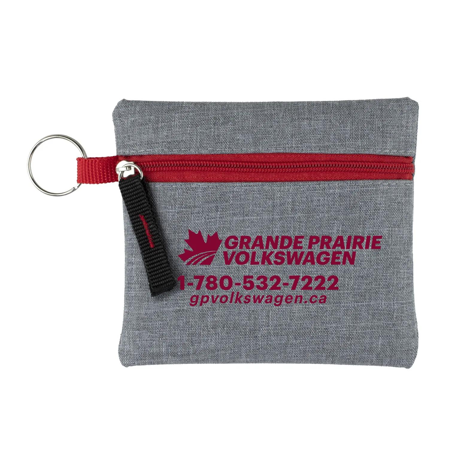 First Aid Kit 20 Piece Heathered Polyester Pouch - 4.5 x 4.5 in - product view 14