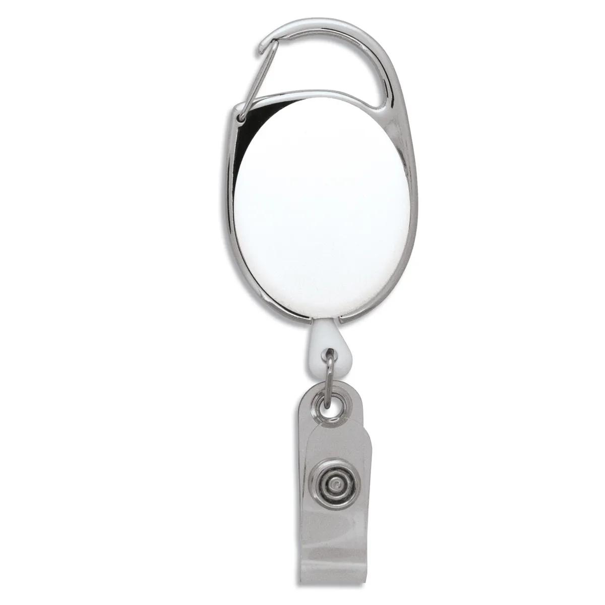 Carabiner Badge Reel Retractable 30 Inch Cord Zinc Alloy - 2 x 1.38 in - product view 19