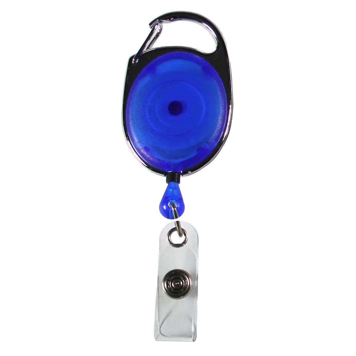 Carabiner Badge Reel Full Color Imprint 30 Inch Cord - 2 x 1.38 in - product view 18