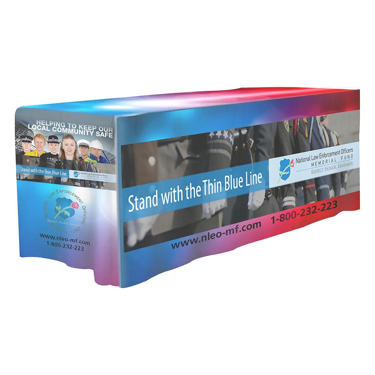 Table Cover Fitted Dye Sublimation Polyester - 6 ft