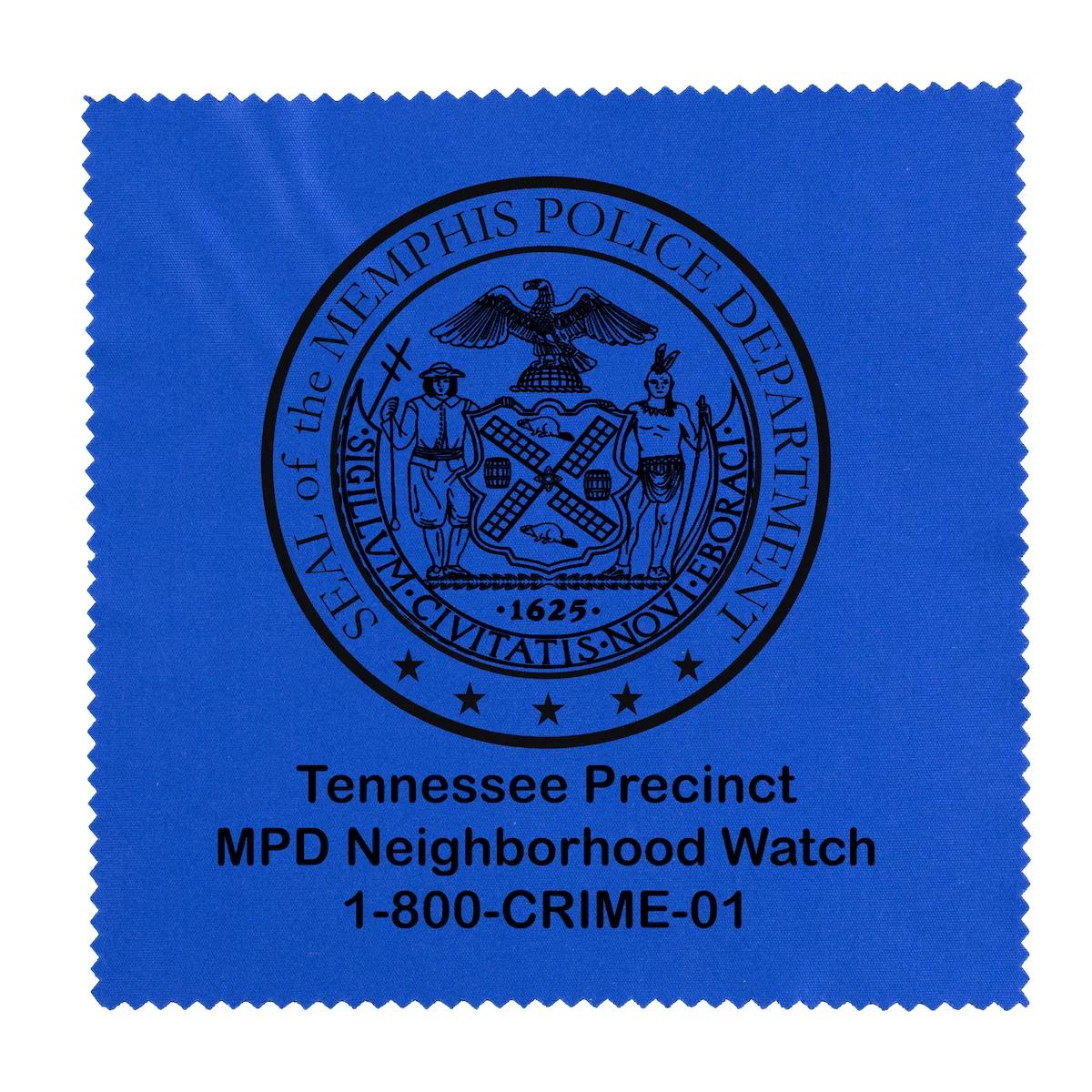 Microfiber Cleaning Cloth Recycled RPET Screen - 6 x 6 in - product view 14