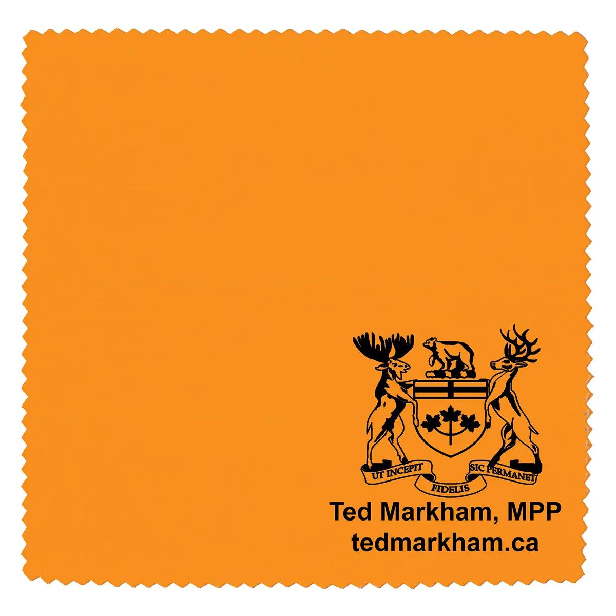 Microfiber Cleaning Cloth Recycled RPET Screen - 6 x 6 in - product view 16