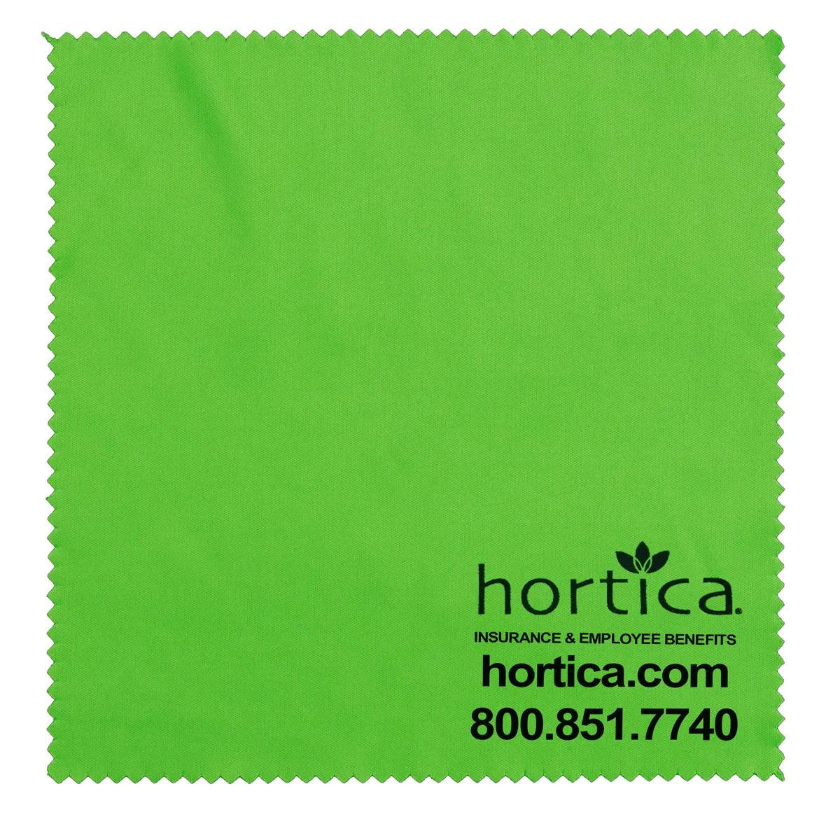 Microfiber Cleaning Cloth Recycled RPET Screen - 6 x 6 in - product view 38