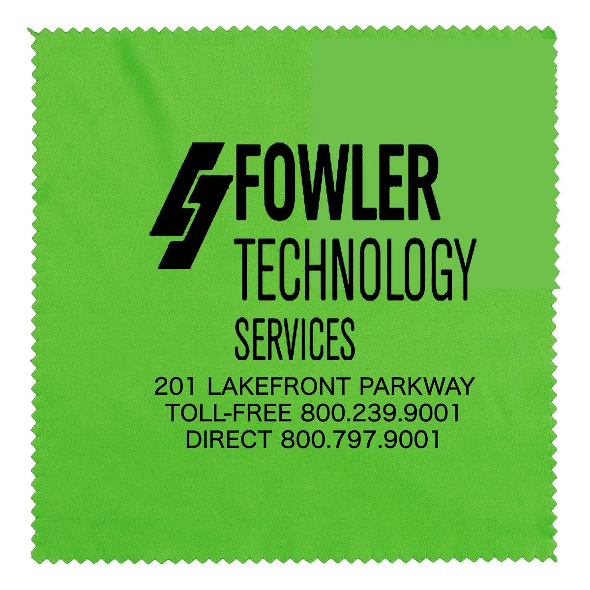 Microfiber Cleaning Cloth XL Recycled RPET Screen - 8 x 8 in - product view 5